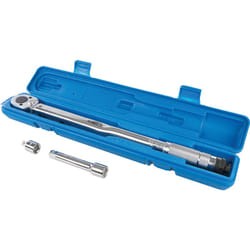 Cle dynamometrique 1/2 28-210 nm adaptateur 1/2 vers 3/8 + rallonge