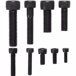 Description générale Coffret de vis à tête cylindrique creuse phosphatées noires, idéal pour divers projets de bricolage. Spé ...
