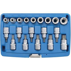Embouts et douilles torx presentes en coffret Bgs Technic carre 1/2