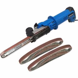 Description générale Lime électrique à bande étroite de 13 mm, 260 W, conçue pour des opérations de ponçage complexes sur div ...