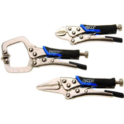 Bgs Technic - Pince etau mini assorties - jeu de 3 pinces etau