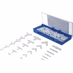 Lot de raccords - connecteurs Raccords connecteurs permettant de relier des tuyaux entre eux, tels que des tuyaux d'aspiratio ...