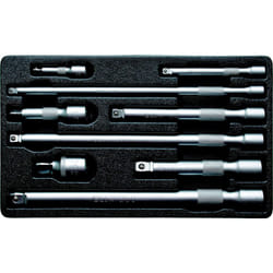 Bgs Technic - Jeu 9 rallonges oscillantes chrome vanadium 1/4,3/8,1/2