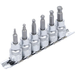 Embouts males bgs technic carre 3/8 tete a boule chrome vanadium