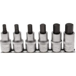 Embouts 6 pans males Bgs Technic carre 1/2 chrome vanadium