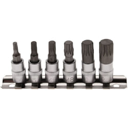 Embouts multidents xzn Bgs Technic carre 1/4 bgs m4-m5-m6-m8-m10-m12