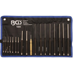 Bgs Technic - Chasse goupilles et pointeau jeu de 18 pieces