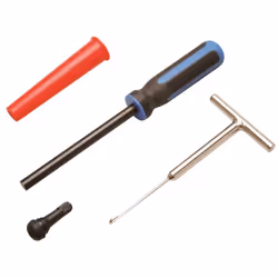 Ce jeu comprend : Un extracteur pour extraire les valves défectueuses.Un outil de montage avec cône. Permet le remplacement d ...