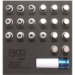 Bgs Technic - Extracteurs d'ecrou antivol bmw 21 pieces