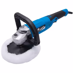 Ponceuse polisseuse 180 mm, 1200 W Ponceuse-polisseuse filaire avec plateau-support auto-agrippant de 180 mm pour poncer, pol ...