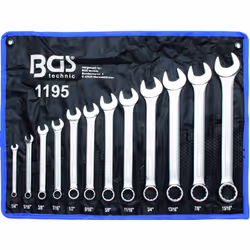 Description générale Trousse de 12 clés mixtes BGS, conçue pour la visserie aux cotes impériales, idéale pour les systèmes de ...
