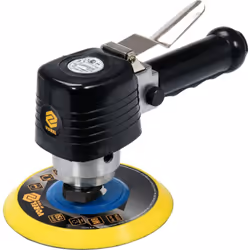 Ponceuse orbitale double action Construction en aluminium, avec régulateur de vitesse intégré. Double action, rotation orbita ...