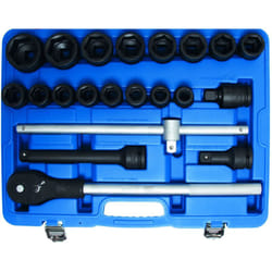 Coffret bgs douilles 6 pans à choc 19 a 50 mm 3/4 cliquet accessoires