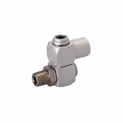 Connecteur joint articulé pour tuyau air comprimé 1/4 BSP Connecteur à filetage mâle et femelle 1/4 BSP En aluminium anodisé