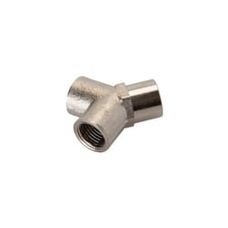 Connecteur en y filete femelle 1/4 bsp