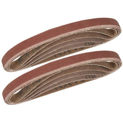 Silverline - Bandes abrasives (10) pour limes 10x330 grains assortis