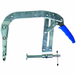 Compresseur de ressorts de soupapes avec une ouverture de 72 à 130 mm Profondeur utile de l'outil : 150 mm Côté soupape régla ...