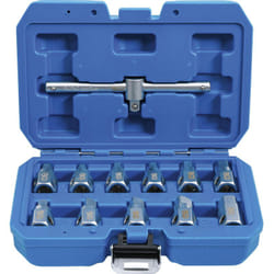 Bgs Technic - Cles de bouchons de vidange 12 pieces chrome vanadium