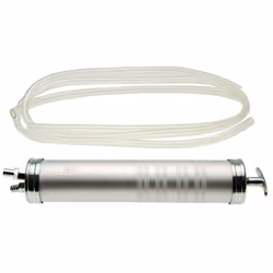 Pompe-seringue à double action vidange et remplissage Volume de 500 cc. Adapté pour les huiles de moteur et boîte pont. Compr ...