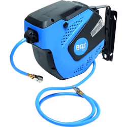 Enrouleur pneumatique automatique pour air comprimé Matériel de marque BGS, gage de qualité professionnelle. Tuyau de 10 mètr ...