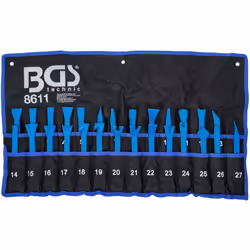 OUTILS DE DéMONTAGE DES GARNITURES DE PORTIÈRES Permet un démontage sans dommage des baguettes décoratives, habillages, etc.. ...