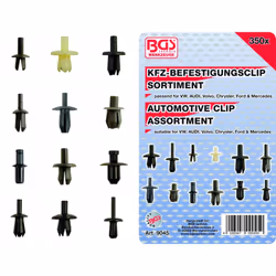 AGRAFES / CLIPS DE FIXATION POUR VW, AUDI, VOLVO, CHRYSLER, FORD, MERCEDES Comprend : - 40 x agrafes 10 x 7 x 5 mm, noir, sim ...