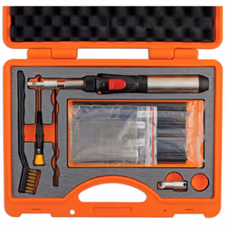 Ce kit permet une réparation professionnelle des composants plastiques. Pour souder et réparer des pièces ou composants en pl ...