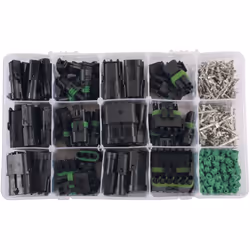 Assortiment pour connecteurs électriques étanches Delphi (426 pièces) Ces connecteurs étanches sont utilisés sur les capteurs ...