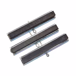 JEU DE 3 PIERRES DE RECHANGE MEDIUM POUR BRUNISSOIR CH-60 - Segments de 50 mm - Fixation par goupilles - Convient pour l'alés ...