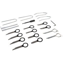 Silverline - Kit 20 outils pour demontage depose auto radios