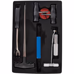 Kit d'outils pour dépose de pare-brise Poignées en composite renforcé pourvues d'arbres en acier chromé traité à la chaleur o ...