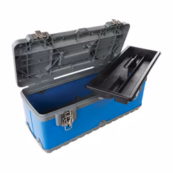 Boîte à outils - Dimensions : 470 x 220 x 210 mm - Grande capacité de rangement pour une large variété d'outils. - En polypro ...