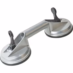 Ventouse double en aluminium Ventouse de levage double en aluminium pourvue de leviers de dégagement sur chaque ventouse. Spé ...