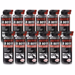 Cartons de 12 aérosols Lubrifiant - Anti-corrosion. Dégrippe les écrous, raccords vissés et pièces métalliques rouillées et g ...