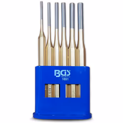 Jeu de chasse-goupilles 150 mm 3 - 8 mm 6 pièces Chasse-goupilles, longueur 150 mm : 3 - 4 - 5 - 6 - 7 - 8 mm Tige laquée et  ...