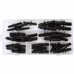 Assortiment de connecteurs de conduites de carburant Assortiment de raccords de carburant droits et connecteurs bout à bout C ...
