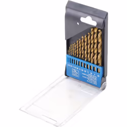 Jeu de forets hélicoïdaux en acier HSS 1,5 à 6,5 mm BGS Coffret 13 forets : foret hélicoïdal HSS Ø 1,5 - 2 - 2,5 - 3 - 3,2 - ...