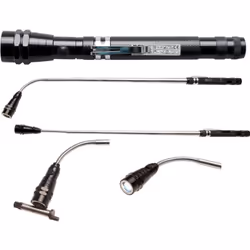 Torche magnétique et extensible multifonctions BGS Tige télescopique extensible 170 - 545 mm avec dispositif de levage magnét ...