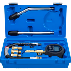 COMPRESSIOMETRE NUMERIQUE PROFESSIONNEL Pour prendre les compression des véhicules essence. Utilisable avec les adaptateurs f ...