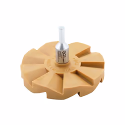 ROUE GOMME DECOLLE ADHESIF BGS Gomme spéciale pour enlever les résidus de colle après avoir enlevé des adhésifs. Conçue pour  ...