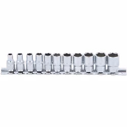 Description générale Ce jeu de 11 douilles 6 pans impériales est conçu pour offrir une performance optimale lors de vos trava ...