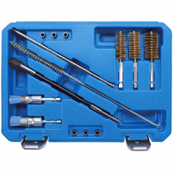 KIT BROSSES DE NETTOYAGE DE PUITS ET SIEGES D'INJECTEURS BGS Ce kit permet un nettoyage efficace des puits et sièges d'inject ...