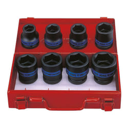 Coffret King Tony 3/4 douilles a choc cles impact 6 pans metriques