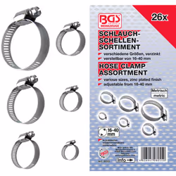 ASSORTIMENT DE COLLIERS DE DURITE BGS de 16 à 40 mm Assortiment de colliers vendus en boite plastique.Composition :- 8 collie ...
