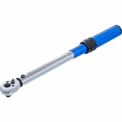 Clé dynamométrique BGS 3/8 (10 mm) de 7 à 105 Nm Cliquet (72 dents) réversible à tête mince intégré. Pour le serrage au coupl ...
