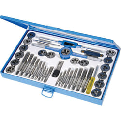 Silverline - Coffret expert de 40 filieres et tarauds, taraud filiere de 3 a 12