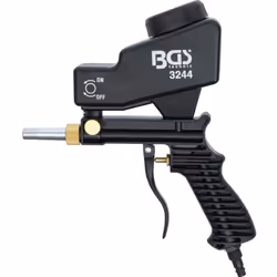 Description générale Pistolet de sablage pneumatique BGS avec réservoir, conçu pour une utilisation efficace dans le domaine  ...