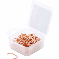 JEU D'AGRAFES NEZ DE COCHON - 100 PCS Fabrication en acier P-782 Finition en cuivre Ce type d'agrafes correspond parfaitement ...