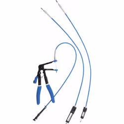 Pince à collier avec têtes interchangeables Pince avec câble pour colliers de durites standards et Clic-R. Pince avec verroui ...