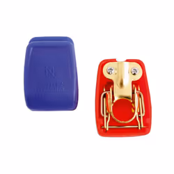COSSES BATTERIE RAPIDES Lot de 2 cosses de batterie 12 V Système de blocage rapide en poussant et tirant.1 cosse avec cache r ...